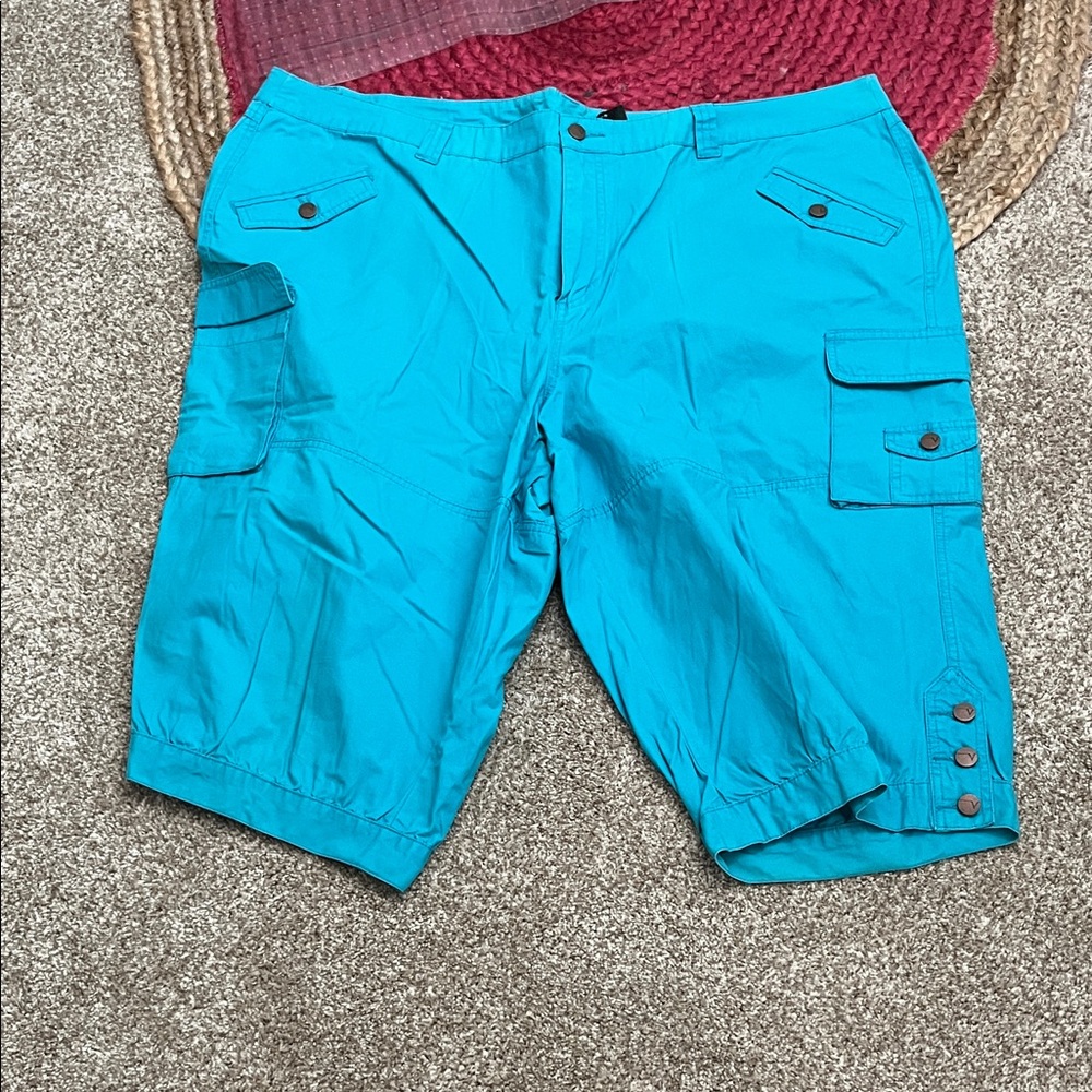 Bright blue pants